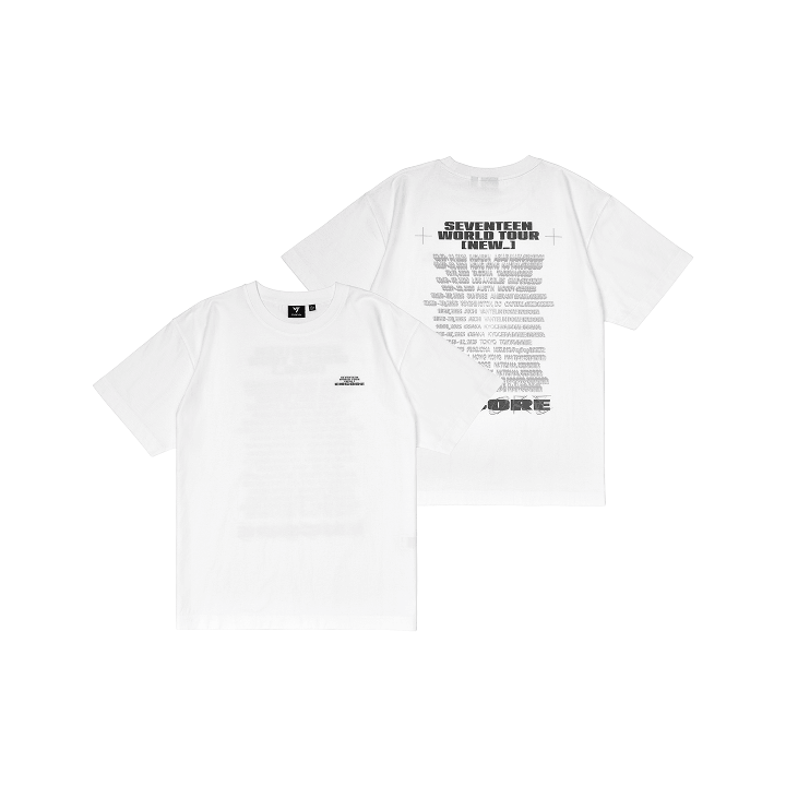 [SEVENTEEN] World Tour : NEW_ Encore : S/S T-Shirt White