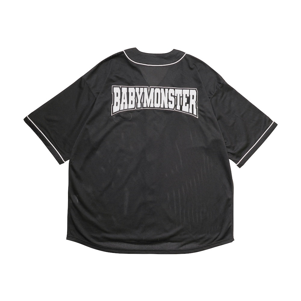 【おまけ付き2枚セット】BABYMONSTER ベースボールシャツ　黒M白L BABYMONSTER] Baseball Shirt <25 SUMMER> – krmerch