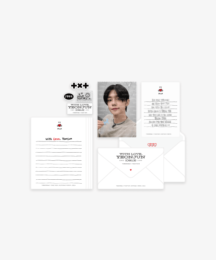 [TXT] With Love : Yeonjun : Letter Set