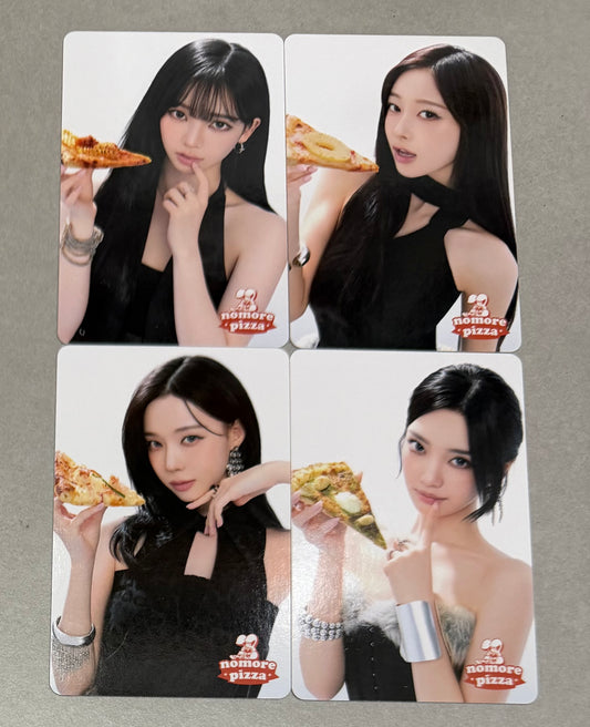[AESPA] No More Pizza Photocard Set Version 2