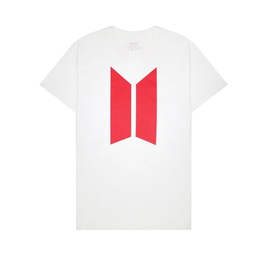 [BTS] T-Shirt [Big Red Symbol : White]