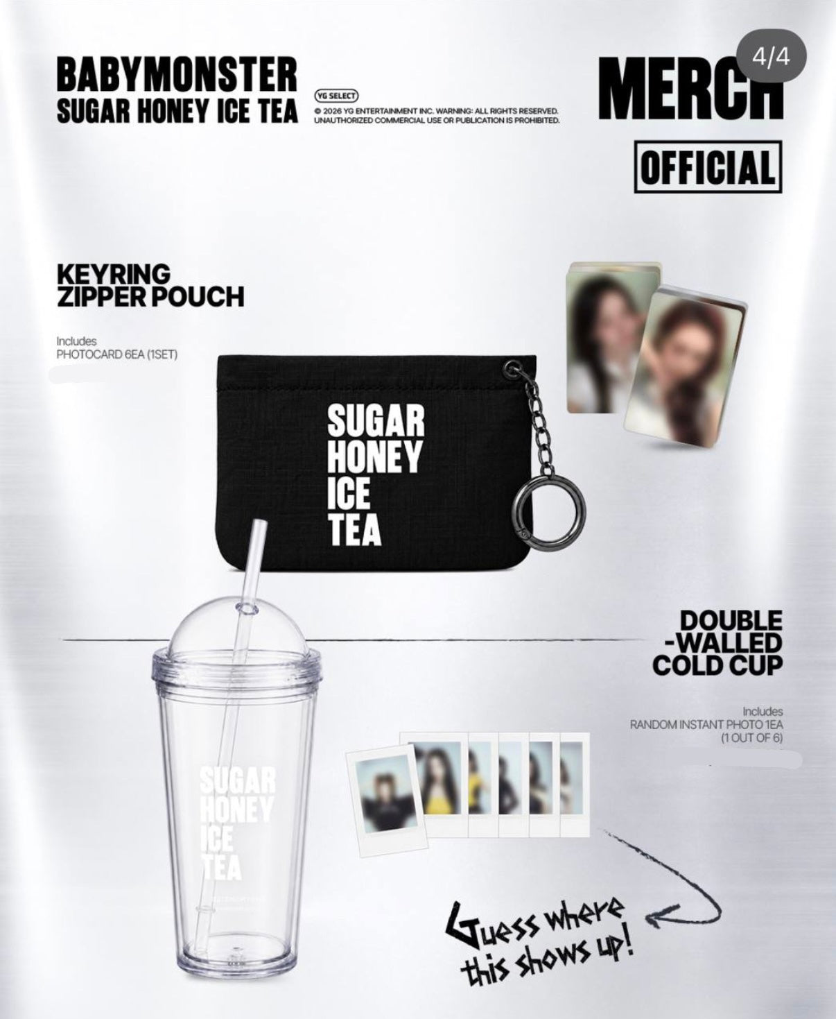 [BABYMONSTER] Sugar Honey Ice Tea : Official MD