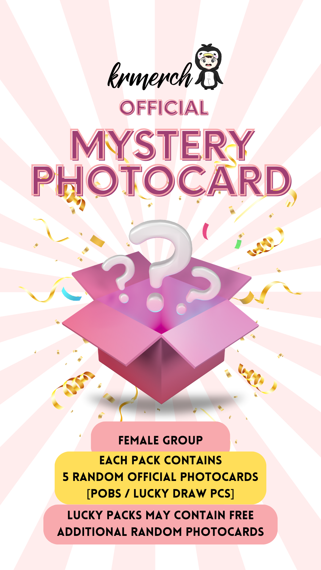 [MYSTERY PHOTOCARD] Random Official Mystery Photocard