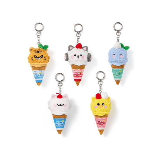 [LE SSERAFIM] Fim's Club x Earp Earp : Plush Keyring (Ice Cream Ver)