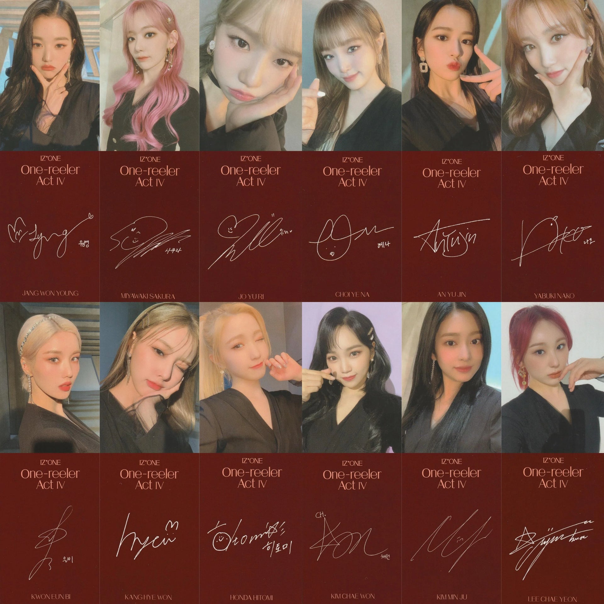 iz*one  one reeler act iv トレカ 72枚まとめ売り 히비키 on X: 