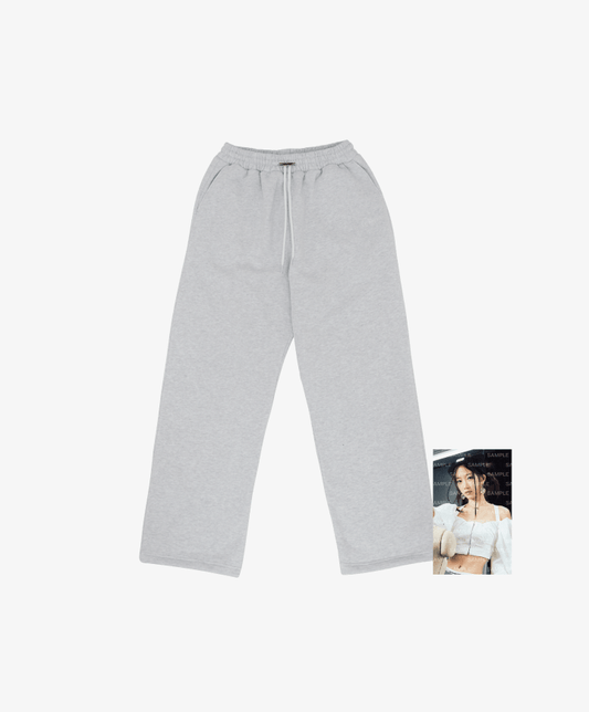 [LE SSERAFIM] Jogger Pants (Melange Grey)