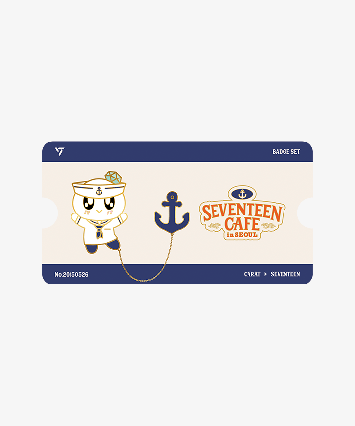 [SEVENTEEN] Cafe In Seoul : Badge Set