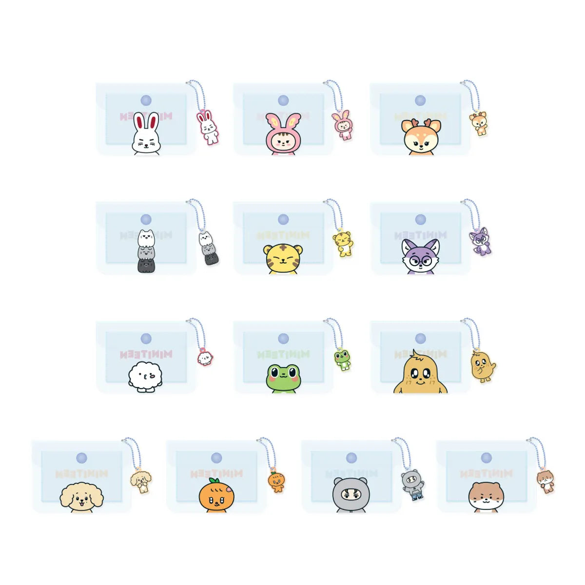 [SEVENTEEN] Miniteen : Transparent Storage Pouch