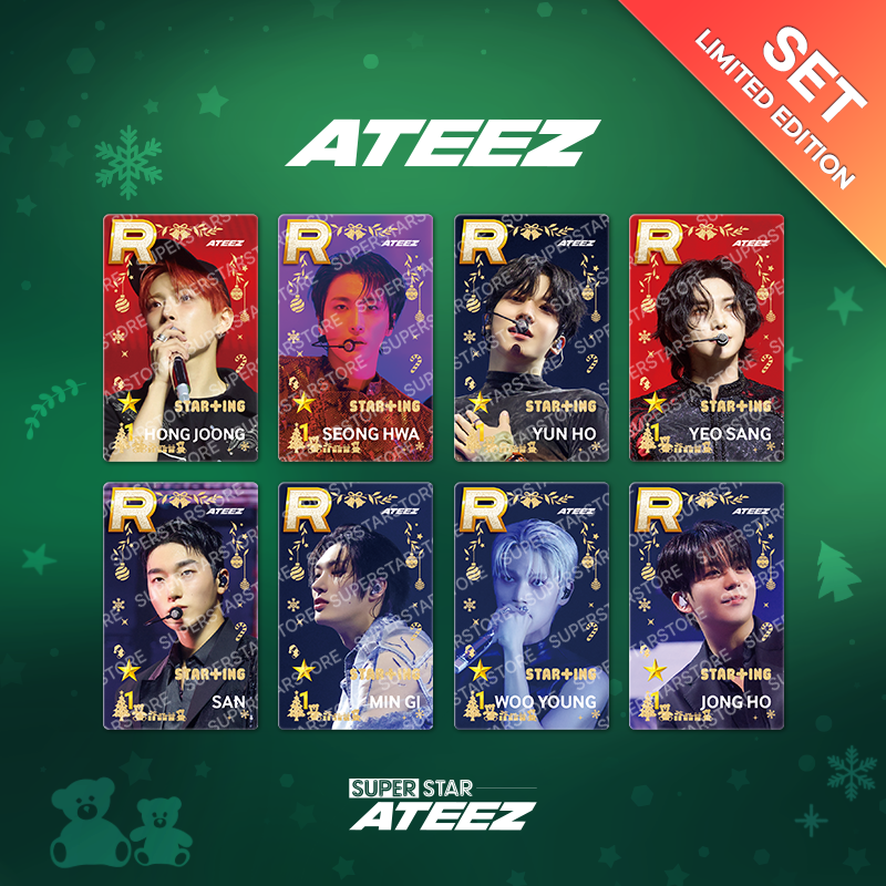 [LUCKY DRAW EVENT] [ATEEZ] STAR+ING Winter Superstar Photocard