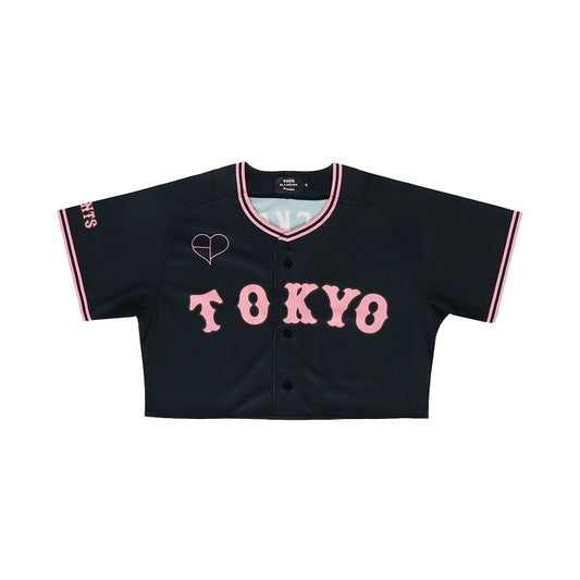 [BLACKPINK] Yomiuri Giants x BLACKPINK Cropped Black Uniform
