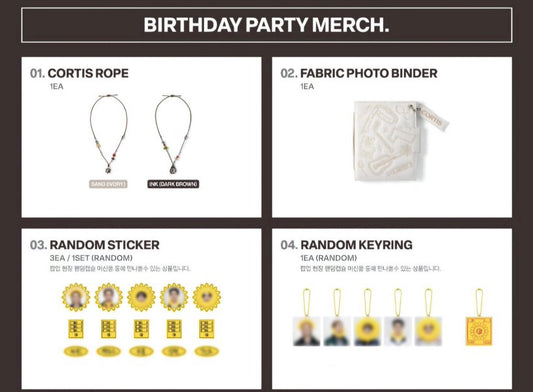 [CORTIS] Birthday Party Merch