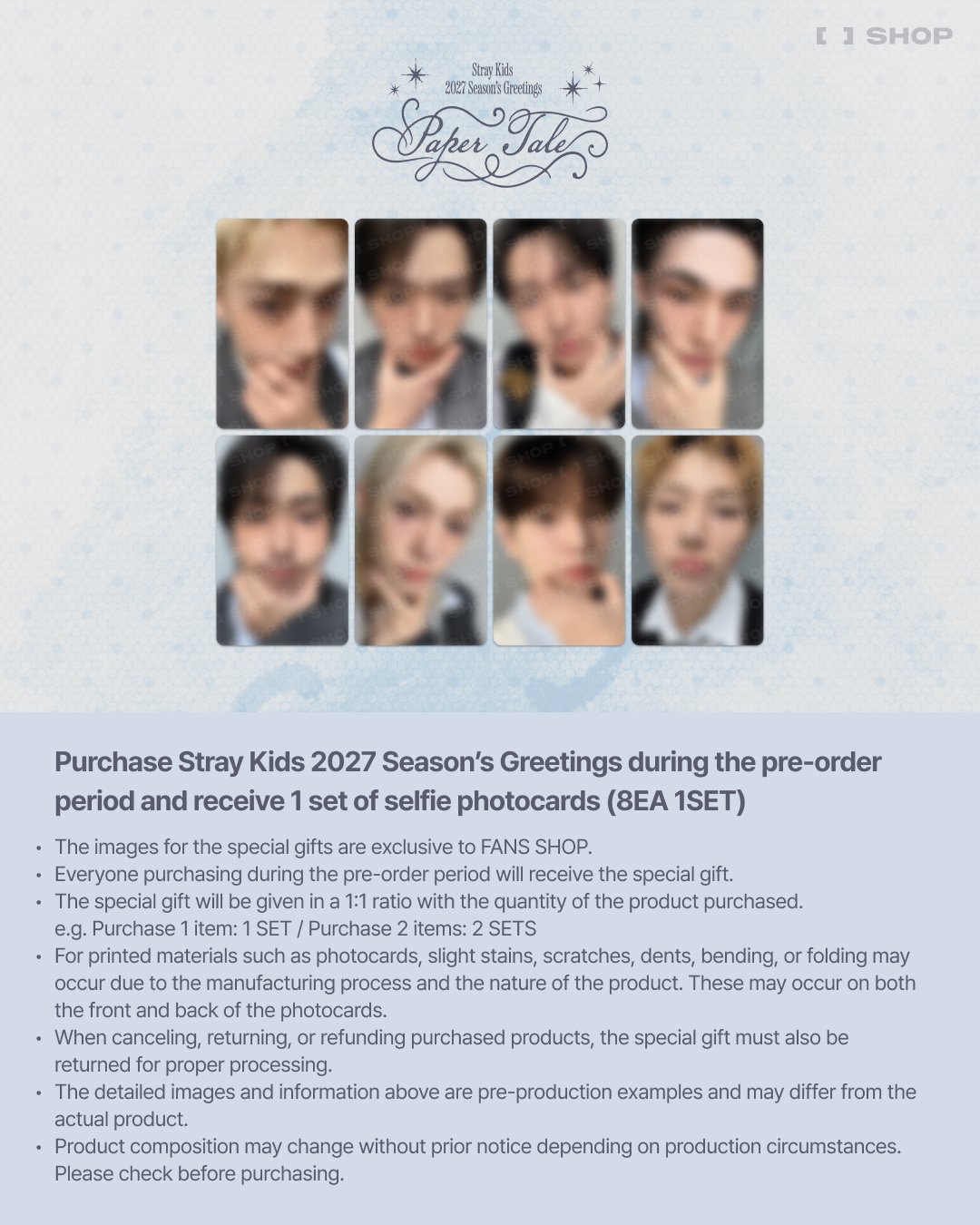 [STRAY KIDS] 2027 Season's Greetings (Paper Tale)