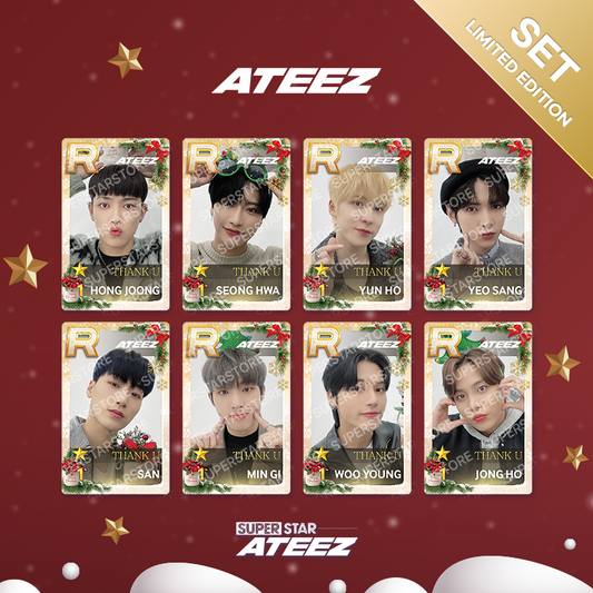 [LUCKY DRAW EVENT] [ATEEZ] Christmas Superstar Photocard