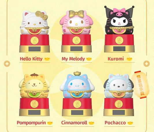 [SANRIO] Characters : Daruma Lucky Cat : Random Figure