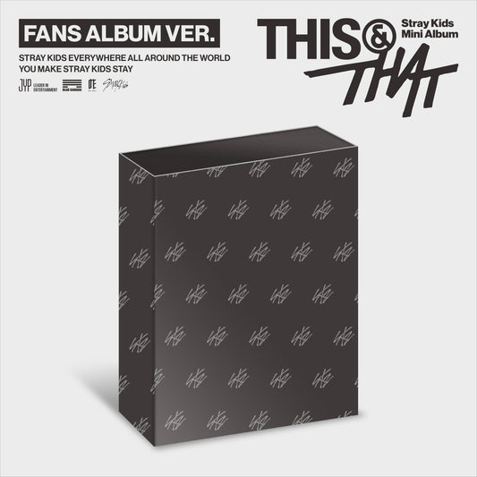 [STRAY KIDS] This & That (Fans Album Ver)