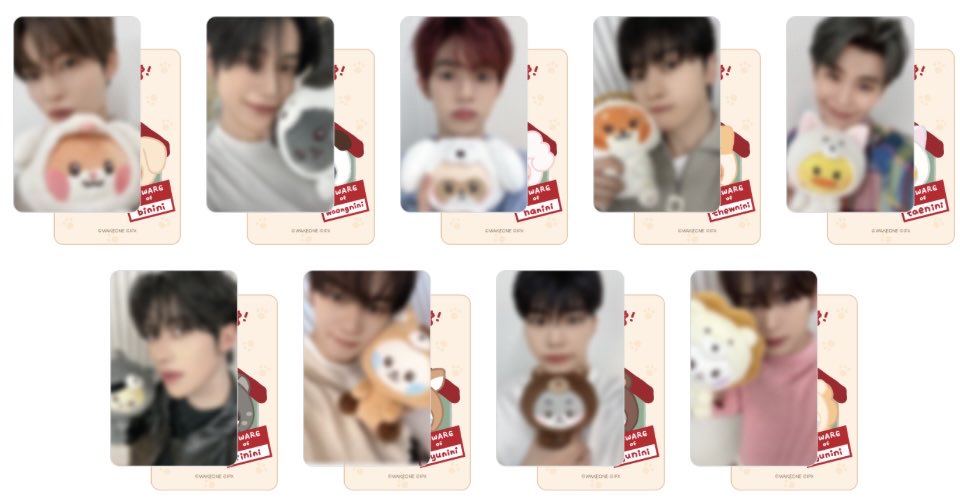 [ZEROBASEONE] Zeroni Fluffy Wonderland POB Photocard