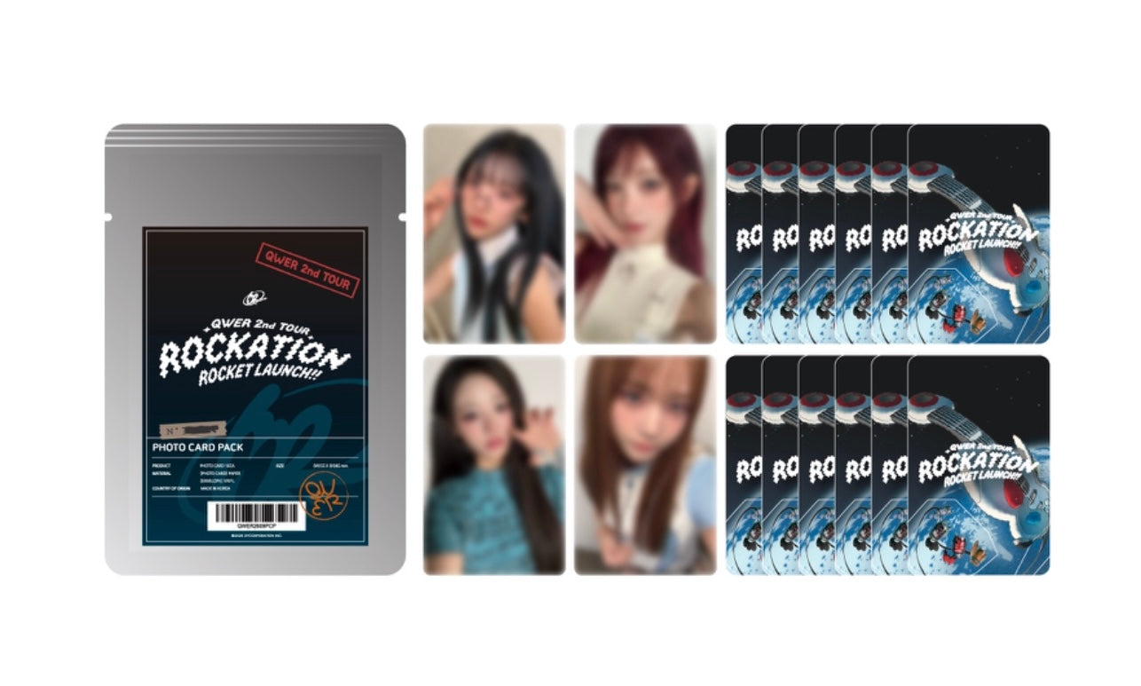 [QWER] 2nd World Tour : Rocktation Rocket Launch : Photocard Pack