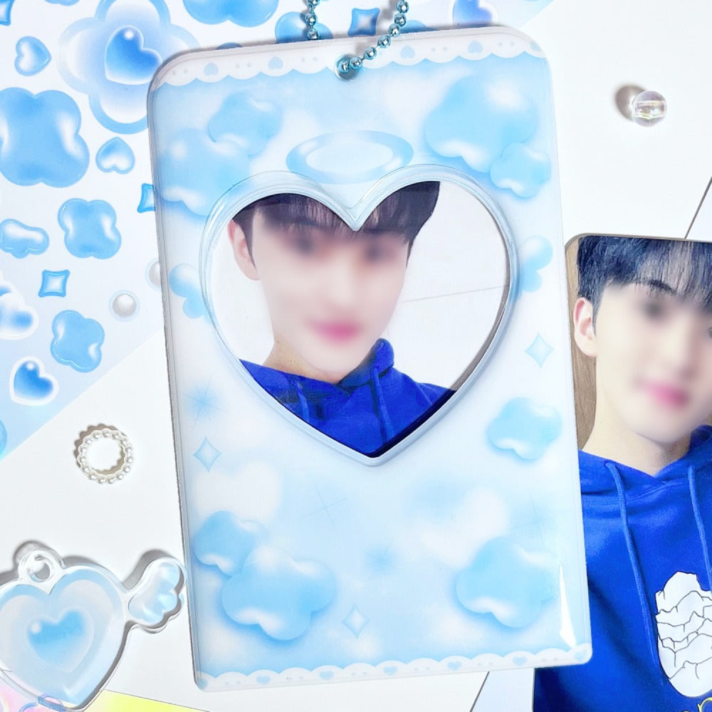 Cloud Photocard Holder Keyring