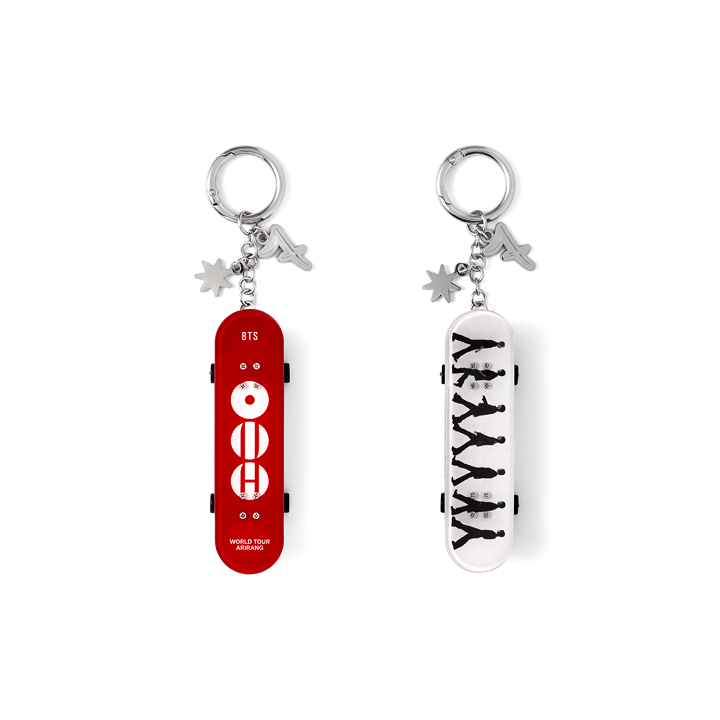 [BTS] World Tour : Arirang : Mini Skateboard Keyring