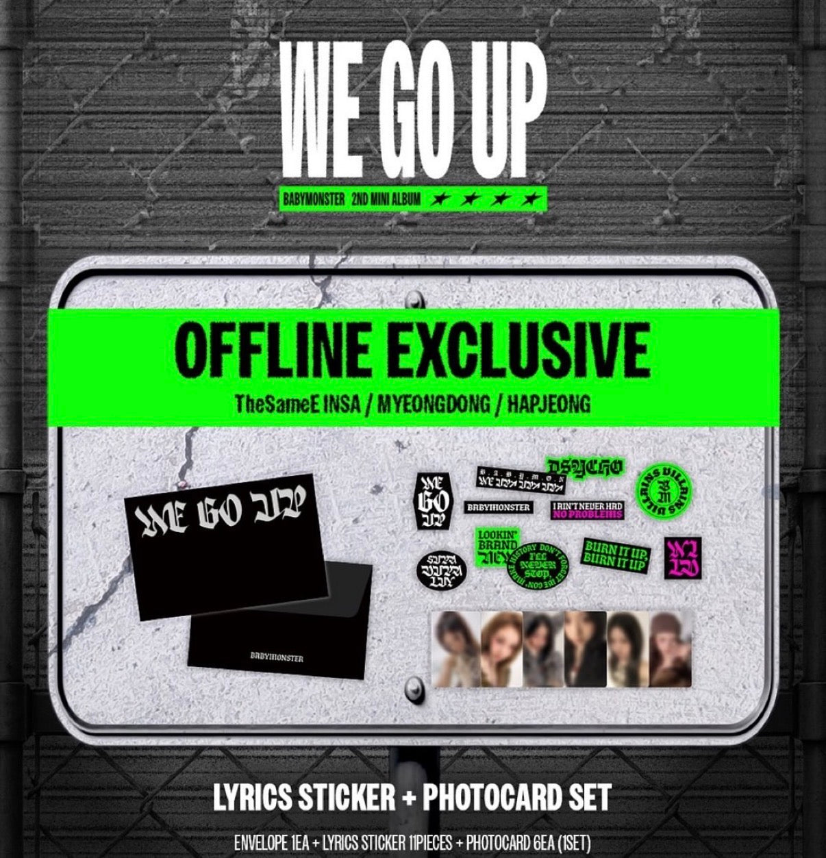 [BABYMONSTER] We Go Up : Pop Up Store MD