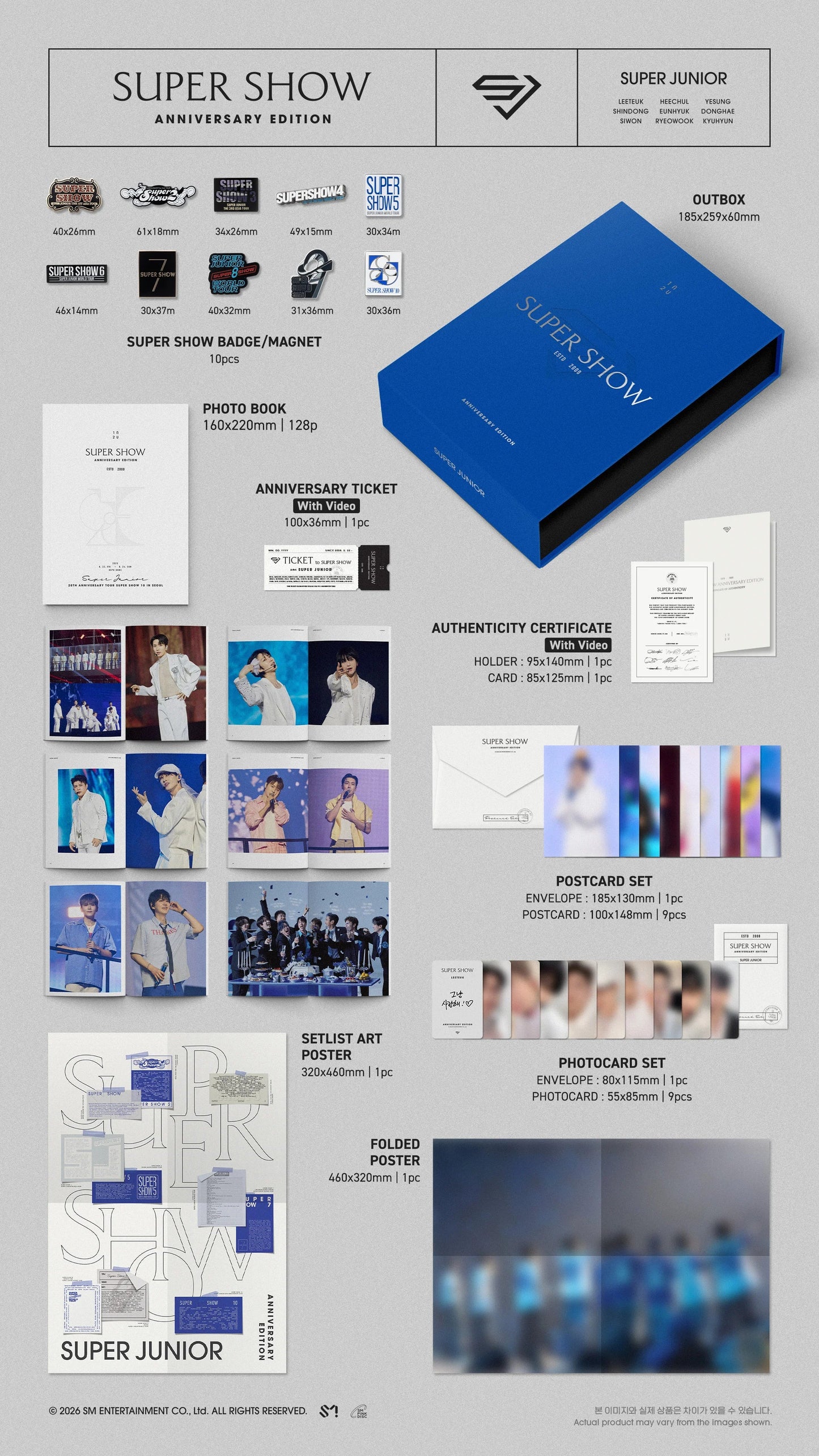 [SUPER JUNIOR] Super Show : Anniversary Edition