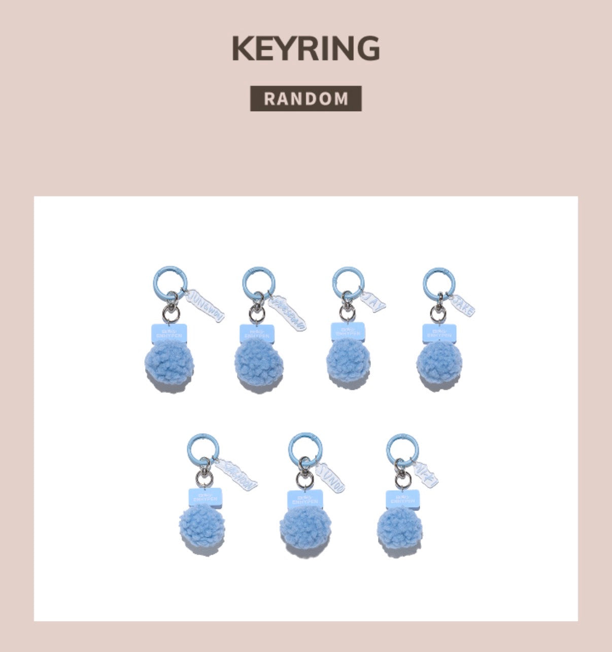 [ENHYPEN] Beside : Enhypen : Keyring (Random)