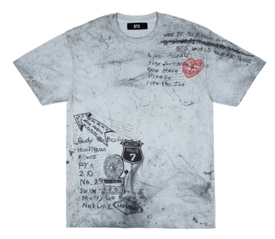 [BTS] Pop Up : Arirang : US Exclusive : S/S T-Shirt (Grey)