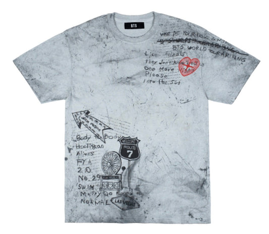 [BTS] Pop Up : Arirang : US Exclusive : S/S T-Shirt (Grey)