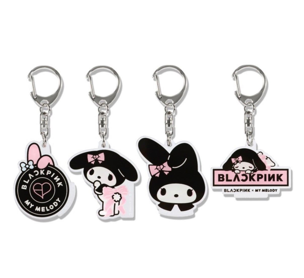 [BLACKPINK] Blackpink x My Melody : Random Acrylic Keychain (Ribbon)