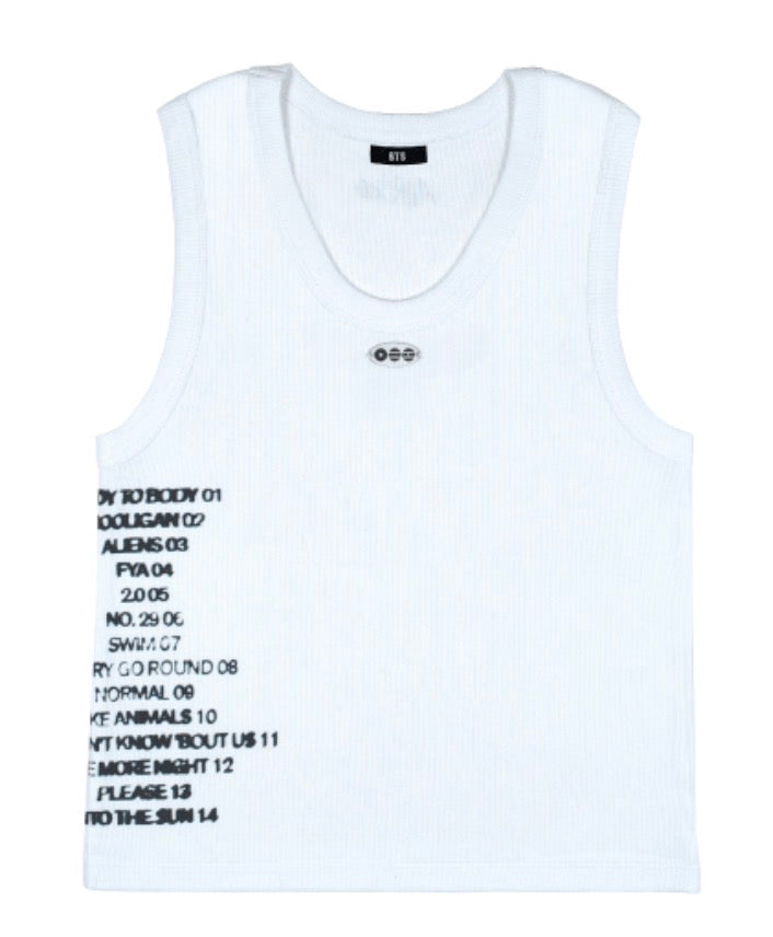 [BTS] Pop Up : Arirang : US Exclusive : Sleeveless (White)