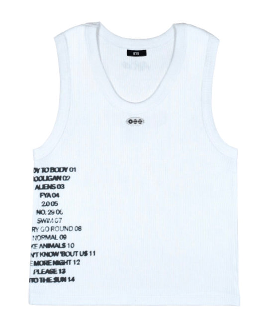 [BTS] Pop Up : Arirang : US Exclusive : Sleeveless (White)