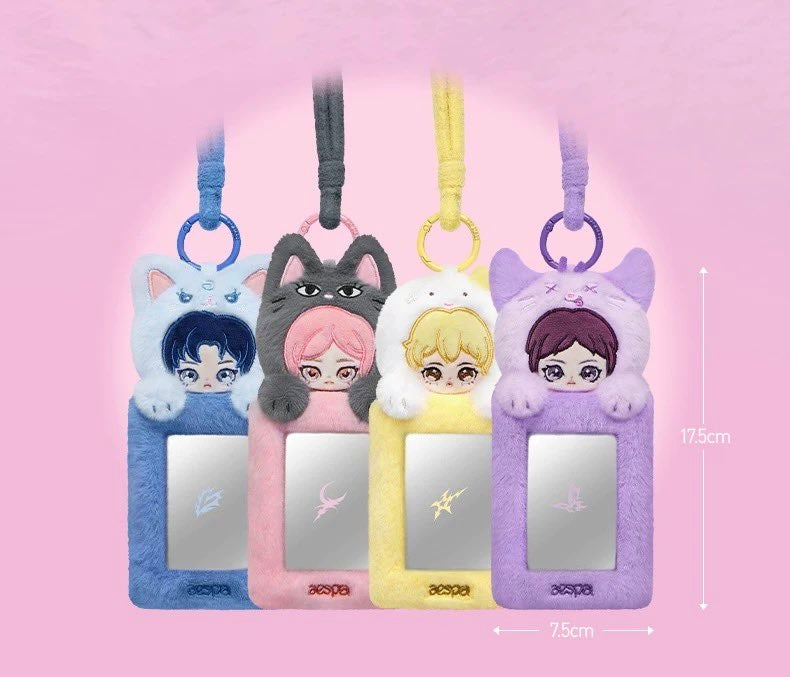 [AESPA] Popmart Fluffy Club Series Photocard Holder