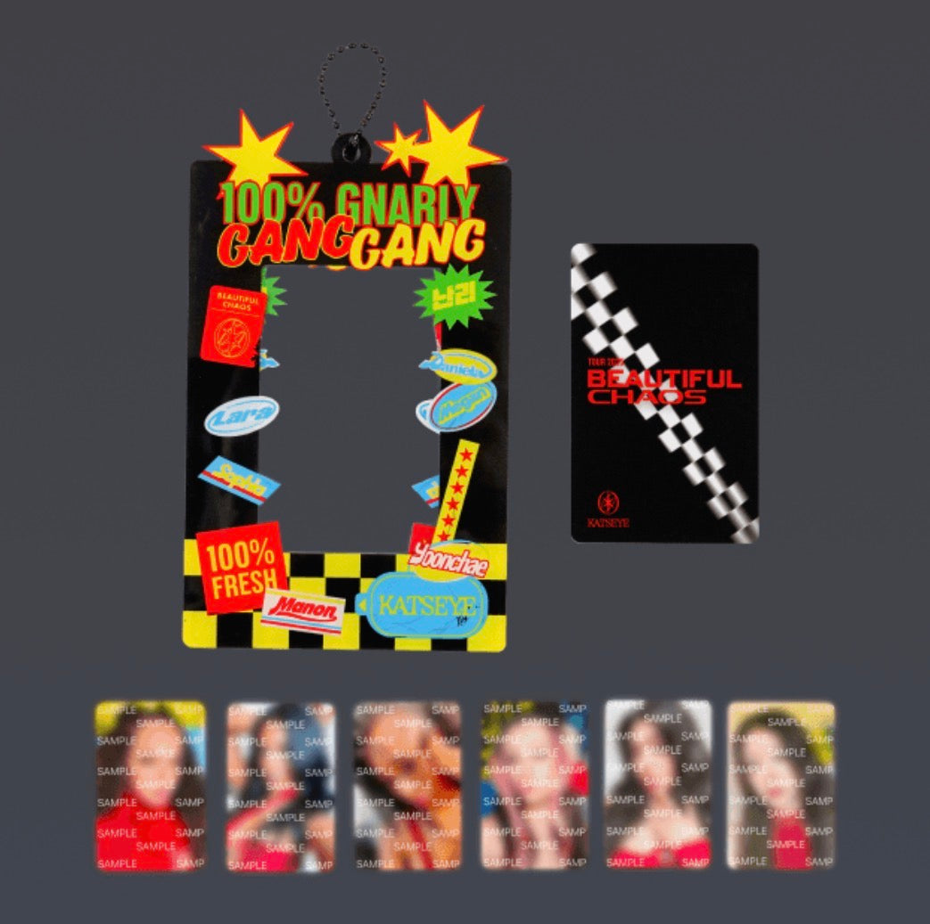 [KATSEYE] Beautiful Chaos Tour : Acrylic Photocard Holder