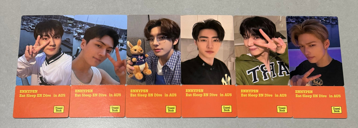 [ENHYPEN] <Eat Sleep EN Dive in AUS> Travel Book POB Photocard