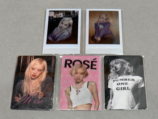 [LUCKY DRAW EVENT] [BLACKPINK] Rose : Rosie : Encore Pop Up POB Photocard