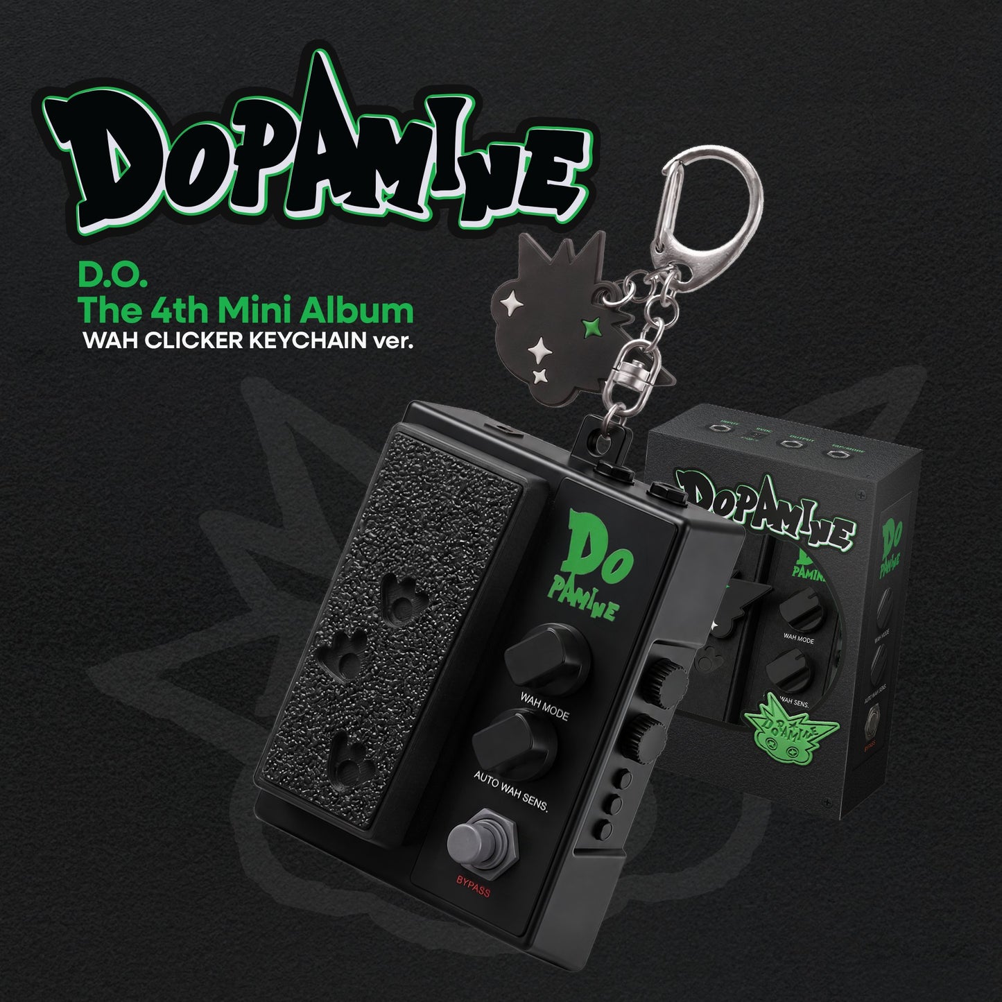 [EXO] D.O. : Do Kyungsoo : Dopamine : WAH Clicker Keychain Ver