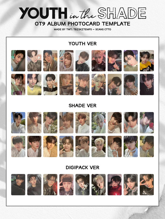 [ZEROBASEONE] Youth In The Shade : Photocard