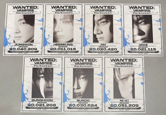 [ENHYPEN] THE SIN : Vanish : Mini Poster Set