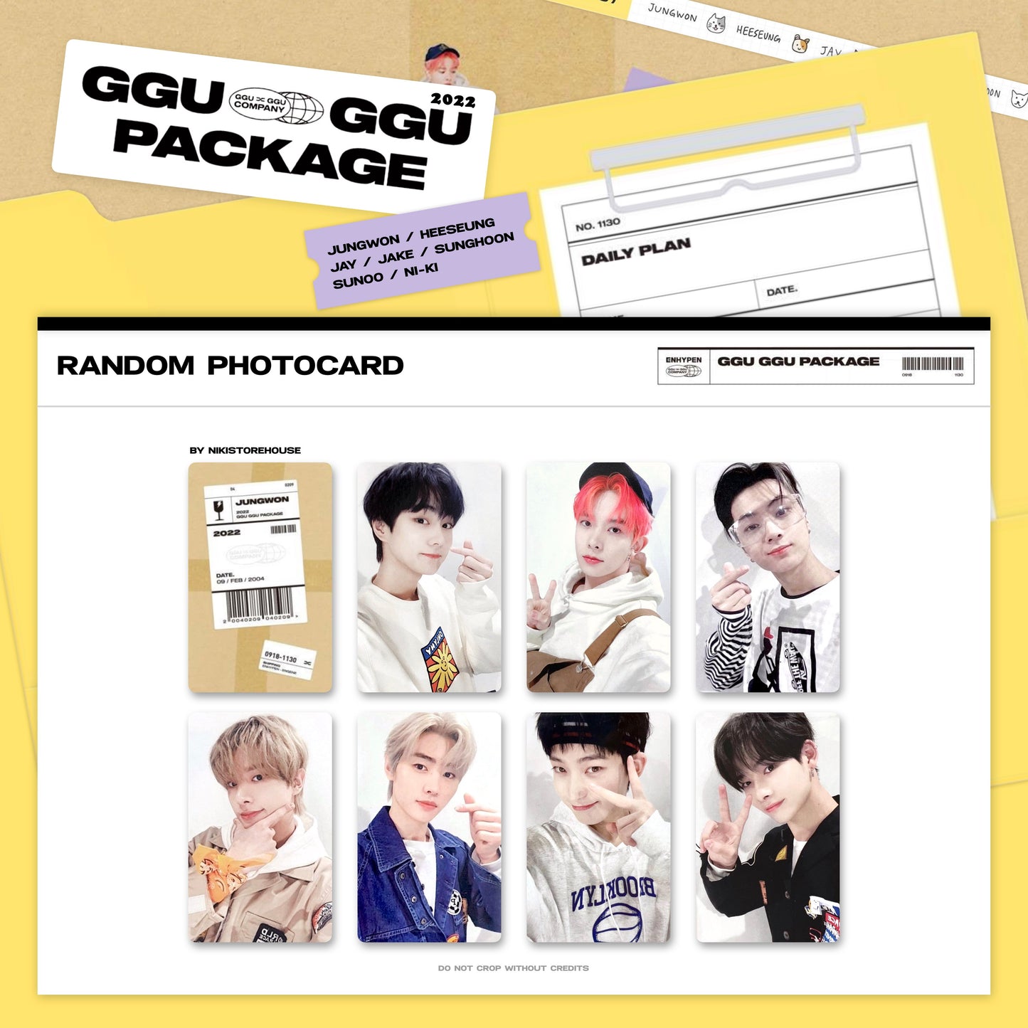 [ENHYPEN] 2022 Ggu Ggu Package : Photocard