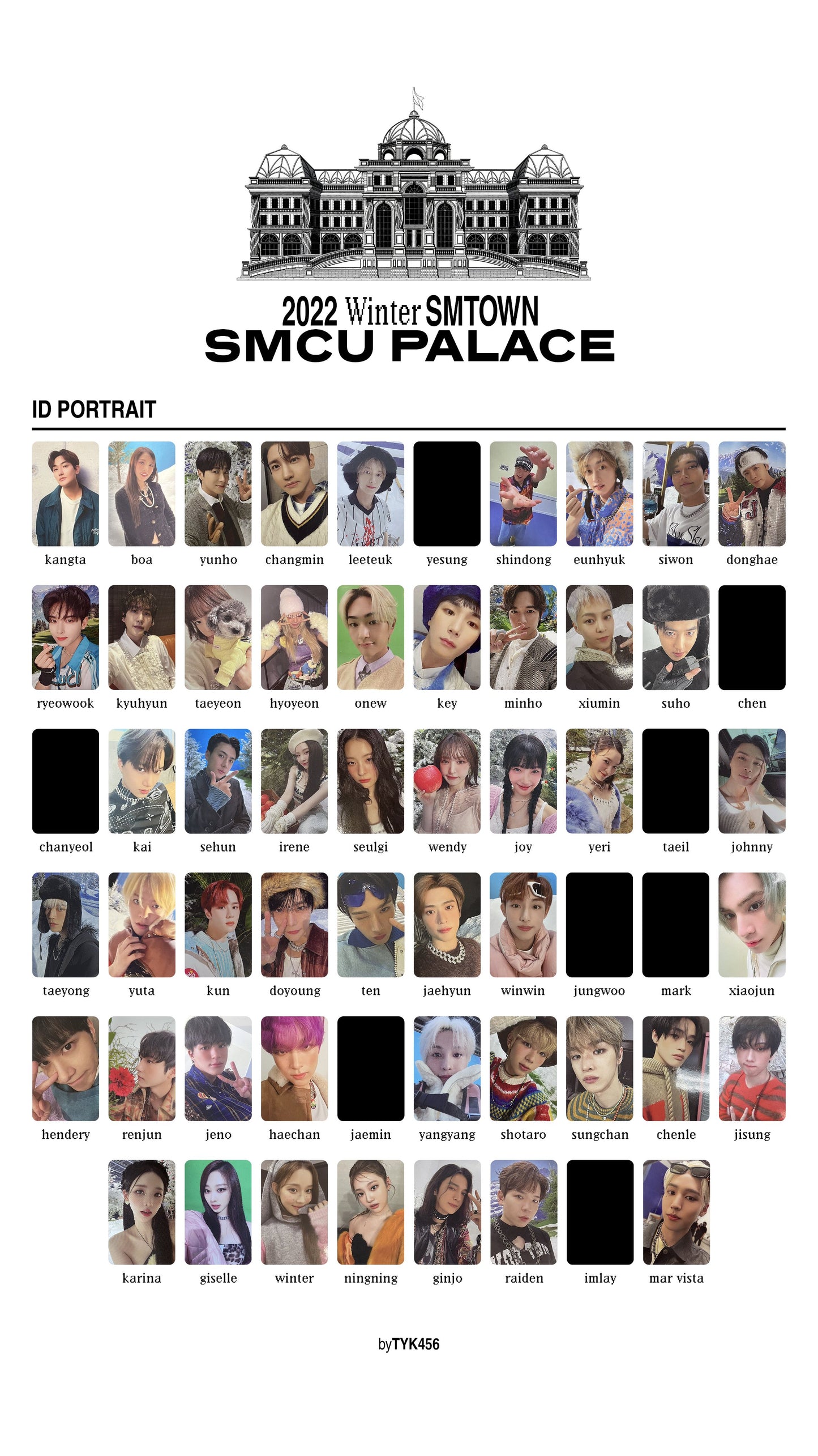 [SMTOWN] 2022 Winter SMTOWN : SMCU EXRPESS : ID Portrait Photocards