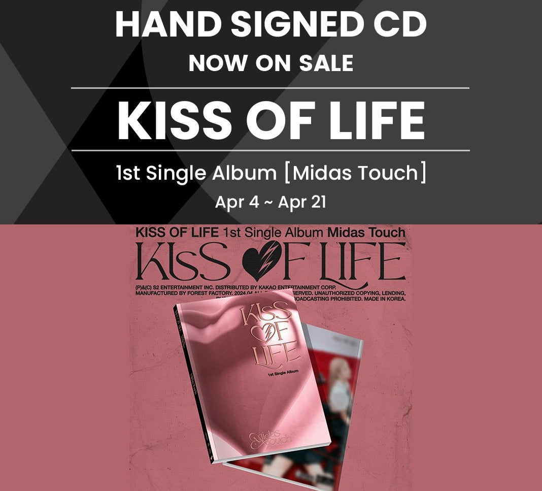 [KISS OF LIFE] Signed Album : Midas Touch