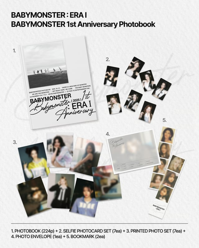 [BABYMONSTER] ERA I : Babymonster 1st Anniversary Photobook