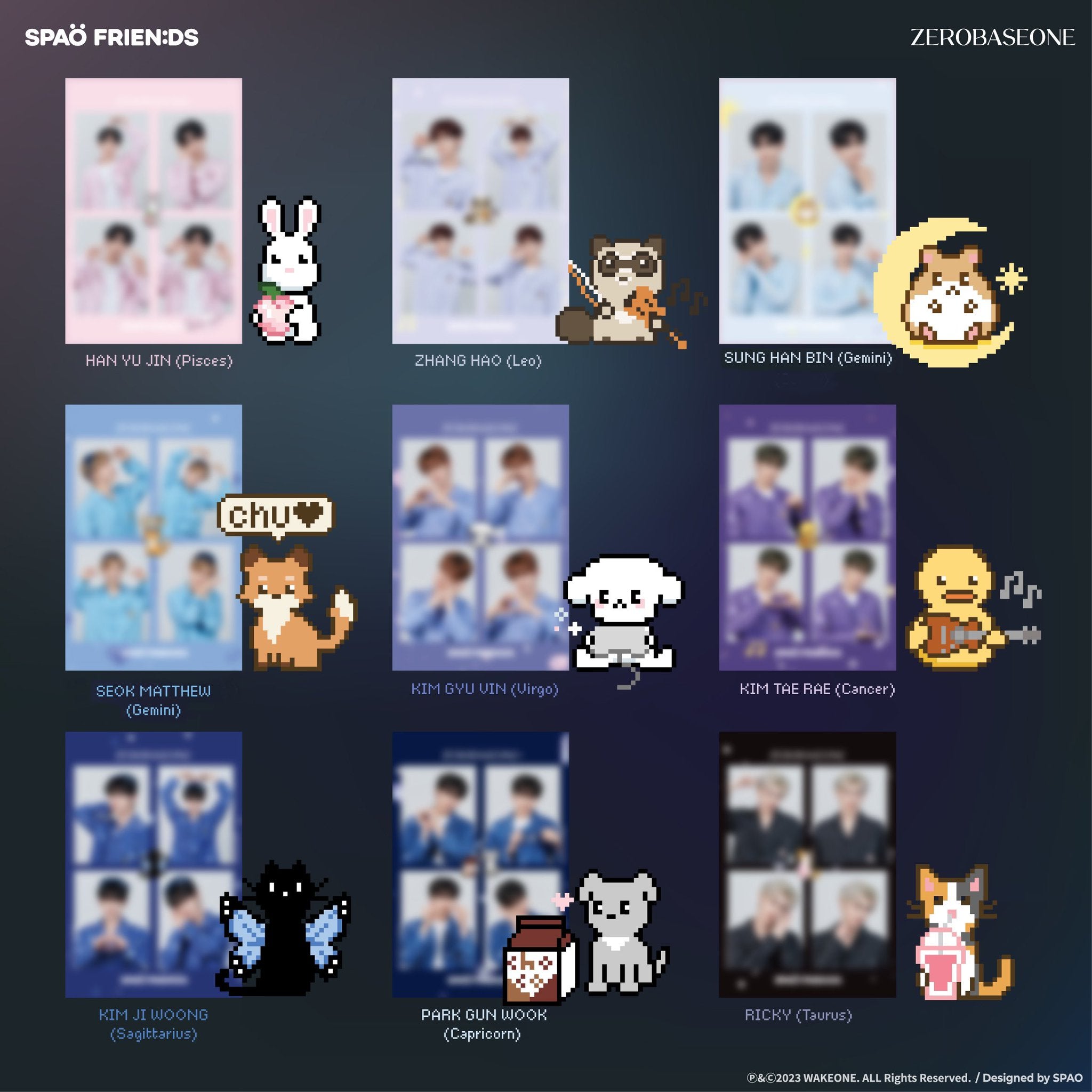 Zerobaseone spao コラボ パジャマセット M ゴヌク SPAO x ZEROBASEONE 'Good Night' Collection - Room Shoes, Sleeping