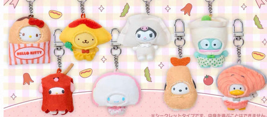 [SANRIO] Chibittomo : Blind Box Keychain : Snacks