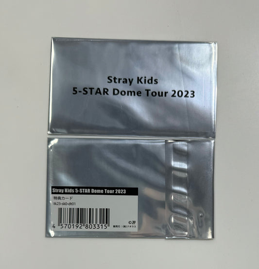 [STRAY KIDS] 5 Star Dome Tour 2023 : Message Card