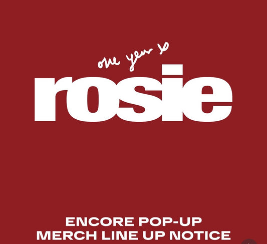 [BLACKPINK] Rose : Rosie : Encore Pop Up Merchandise