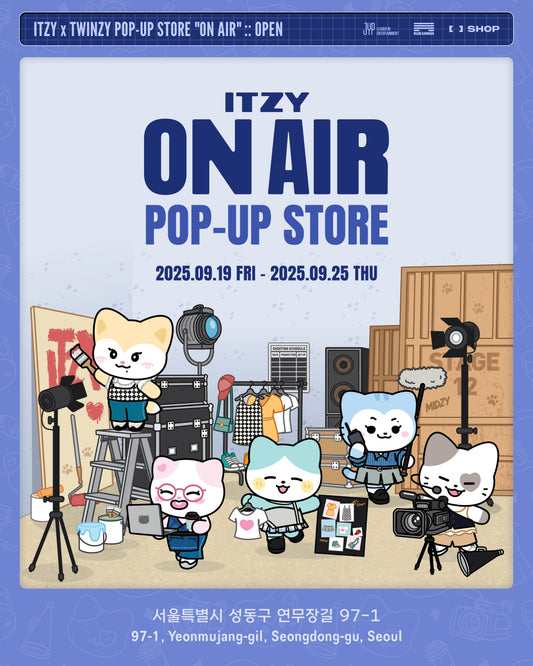 [ITZY] ITZY x TWINZY Pop Up Store "ON AIR" : MD Line Up