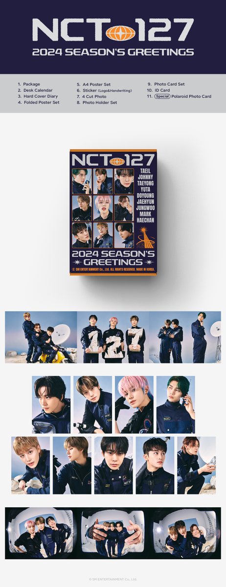 [NCT] NCT 127 : 2024 Seasons' Greetings