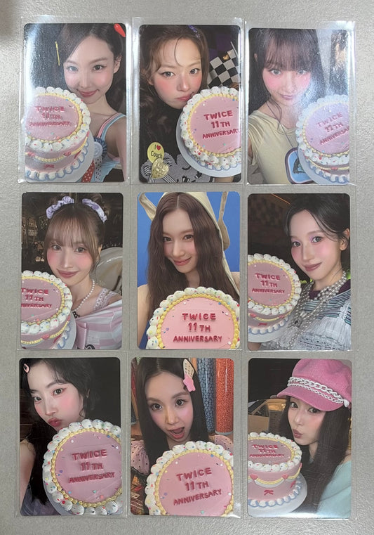 [LUCKY DRAW EVENT] [TWICE] 11th Anniversary Pop Up Store : TWICE The Thrill POB Photocard