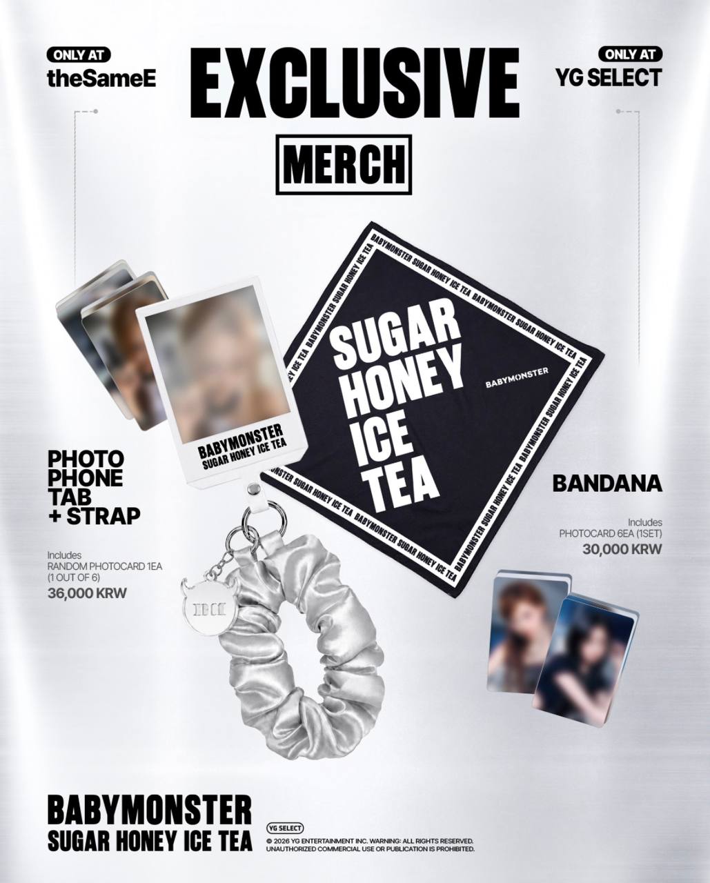 [BABYMONSTER] Sugar Honey Ice Tea : Official MD